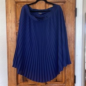 Blue Midi Skirt sz XL Express